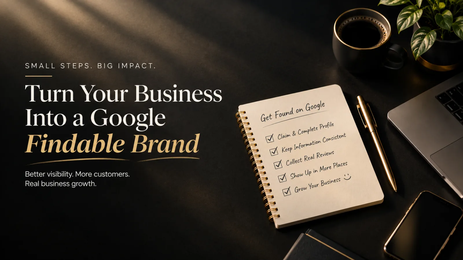 Checklist for building a complete business digital presence